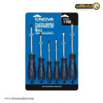 ست پیچ گوشتی نووا 6 عددی مدل1790