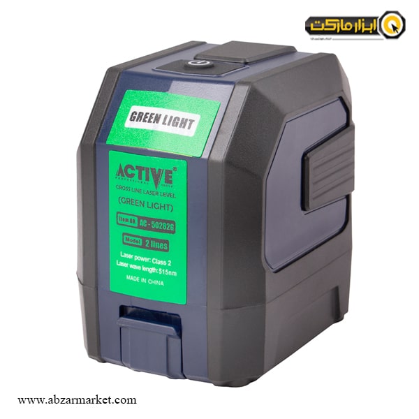 تراز لیزری اکتیو دو خط نور سبز مدل AC-50282G