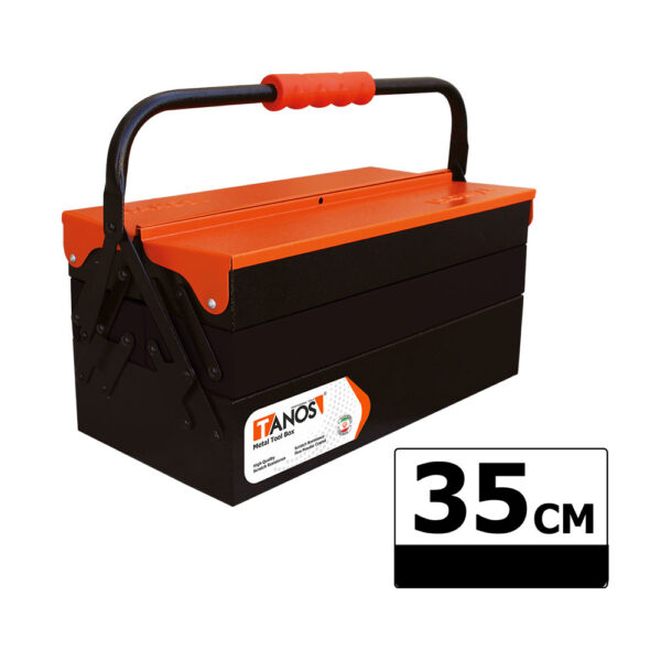 جعبه ابزار فلزی 35 سانت مکس دو طبقه تانوس TB-352-MAX